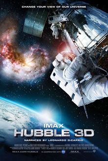 HUBBLE 3D theatrical movie poster.