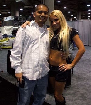 At the 2009 L.A. Auto Show.