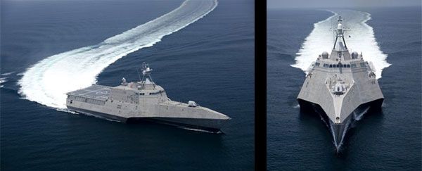 The 'Littoral Combat Ship' USS Independence.