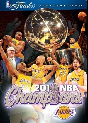 The Los Angeles Lakers' 2010 NBA Championship DVD...which will be available for purchase on July 27.