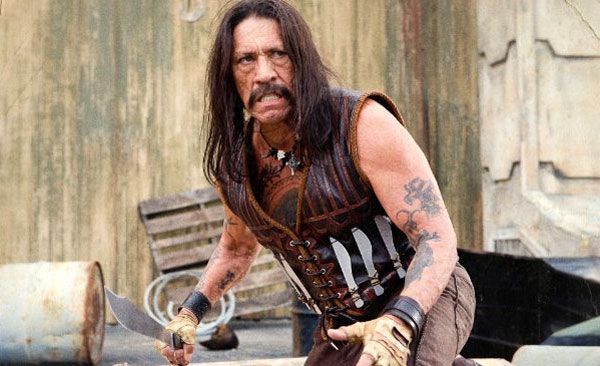 Danny Trejo as the machete-welding character Machete in MACHETE.