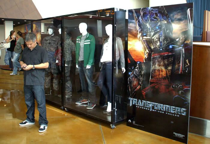 The outfits worn by Josh Duhamel, Tyrese Gibson, Shia LaBeouf and Megan Fox in TRANSFORMERS 2.