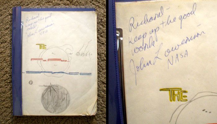 My first 'space album'...which was autographed by an actual NASA employee in 1992.