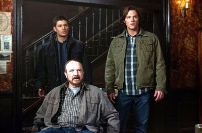 Sam, Dean and Bobby confront the Apocalypse in SUPERNATURAL.