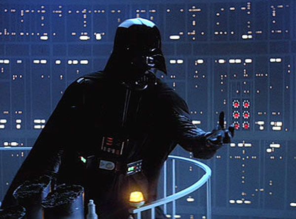 With the Dark Side beckoning, Darth Vader vows to rule the Galaxy in THE EMPIRE STRIKES BACK.