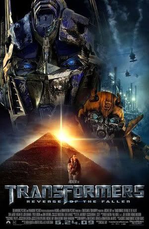 TRANSFORMERS: REVENGE OF THE FALLEN theatrical poster.