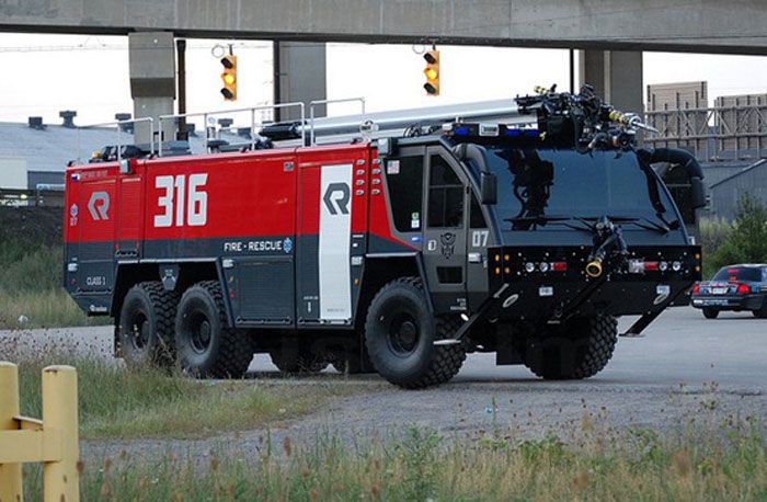 The fire truck that Sentinel Prime will be disguised as in TRANSFORMERS: DARK OF THE MOON.
