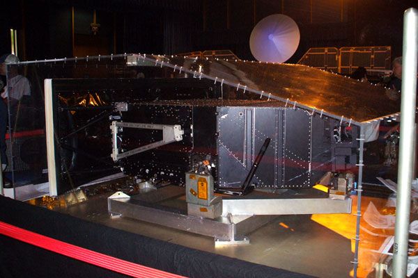 The actual WIDE FIELD AND PLANETARY CAMERA 2, which flew onboard the HUBBLE SPACE TELESCOPE from December 1993 to May 2009.