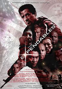 THE EXPENDABLES movie poster.