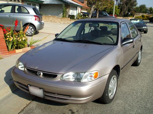 My Toyota Corolla after it was repaired.