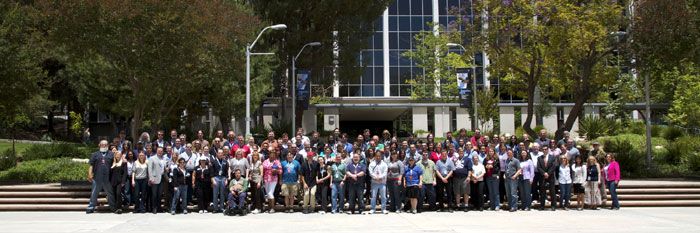 A group photo of the 110 Twitter users, including Yours Truly, who attended the JPL Tweetup on June 6, 2011.