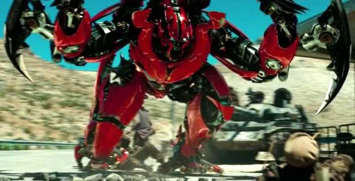 Mirage confronts the US Army in TRANSFORMERS DARK OF THE MOON