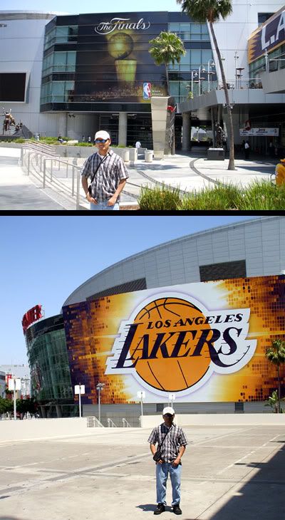 More photos of me at STAPLES Center.