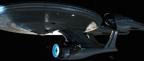 The starship Enterprise.