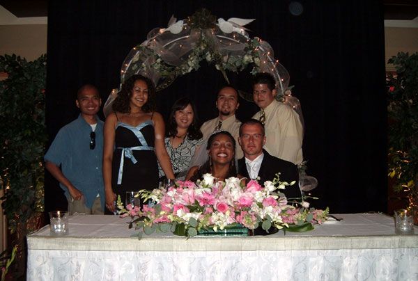 Me, Usha, Sarina, Franz and Richard Duong at Erika and Matt's wedding in July of 2006.