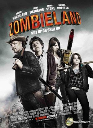 emma stone zombieland poster. ZOMBIELAND theatrical movie