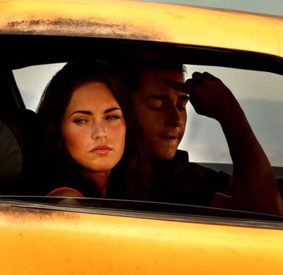 Sam tries to woo Mikaela as he gives her a road home onboard Bumblebee.