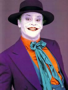 Jack Nicholson's 1989 portrayal as The Joker.
