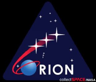 The ORION logo that will be used by NASA on future Crew Exploration Vehicle missions.