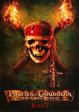 Pirates of the Caribbean 2 poster.