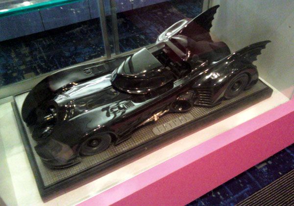 The 2-foot-long Batmobile on display at my local mall.