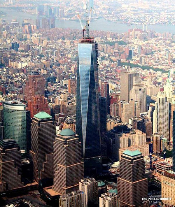 The 1 World Trade Center as seen on June 6, 2013.