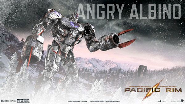 My own PACIFIC RIM Jaeger...known as the Angry Albino.