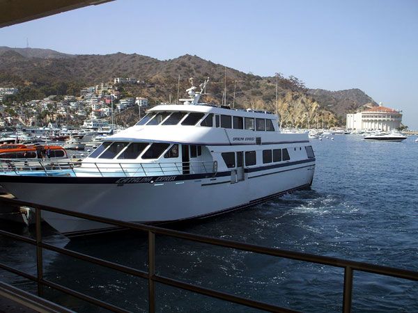 My ride to and from Catalina Island: The Catalina Express.