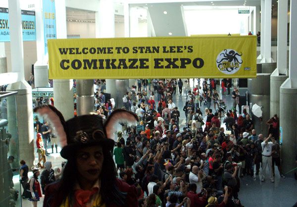 Chillin' at Stan Lee's Comikaze Expo in downtown Los Angeles, on November 2, 2013.