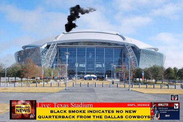 Dallas Cowboys quarterback Tony Romo probably wouldn't appreciate this meme if he stumbled upon it.