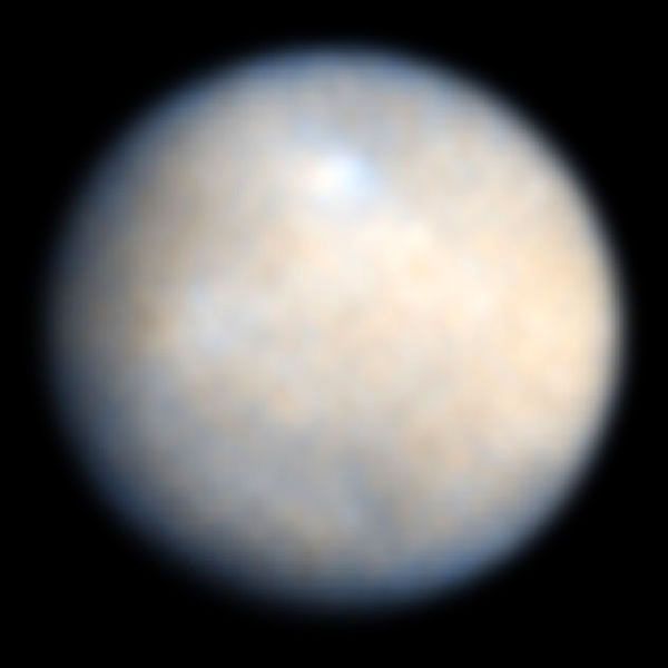 A Hubble Space Telescope image of dwarf planet Ceres, which the Dawn spacecraft will visit in 2015.