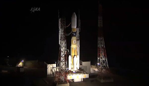 JAXA's KOUNOTORI 4 spacecraft is about to be launched from the Tanegashima Space Center in Japan towards the ISS, on August 4, 2013 (JST). JAXA's KOUNOTORI 4 spacecraft is about to be launched from the Tanegashima Space Center in Japan towards the ISS, on August 4, 2013 (JST).