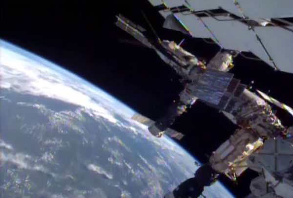 The Albert Einstein ATV docks with the ISS on June 15, 2013. The Albert Einstein ATV docks with the ISS on June 15, 2013.