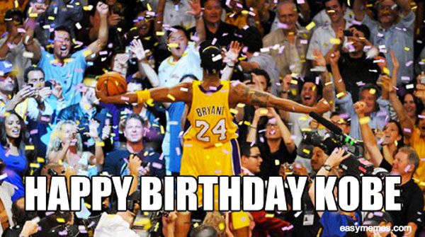 It's Kobe Bryant's birthday today... The Mamba turned 35.