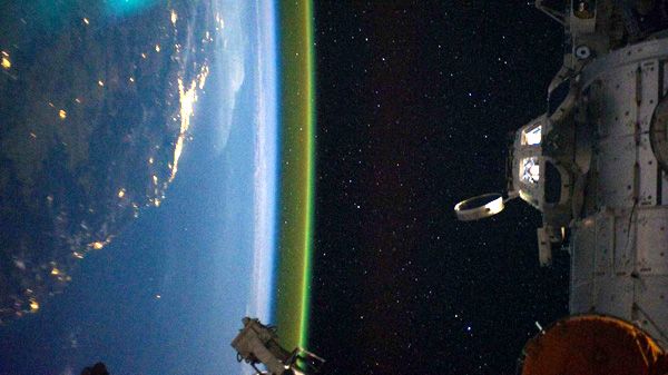 A night view of Australia as seen from aboard the International Space Station. A night view of Australia as seen from aboard the International Space Station.