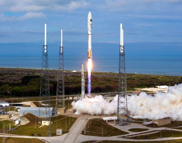 The Atlas V rocket carrying OTV-3 is launched from Cape Canaveral Air Force Station in Florida, on December 11, 2012.