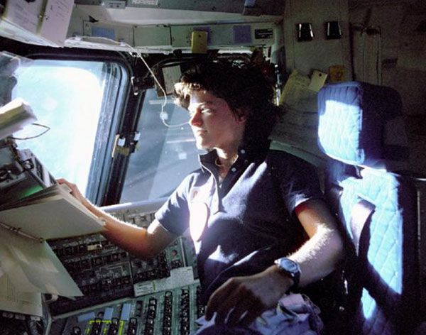 Sally Ride... America's first female astronaut.