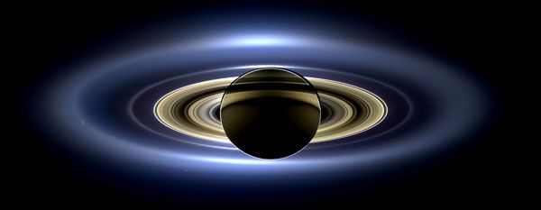 A natural-color image of Saturn that was taken by NASA's Cassini spacecraft on July 19, 2013.