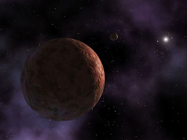 An artist's concept of the planetoid Sedna...which is one of the farthest known objects in our Solar System.