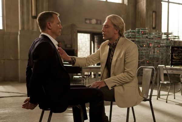 James Bond and Raoul Silva have a conversation about rats in SKYFALL. James Bond and Raoul Silva have a conversation about rats in SKYFALL.