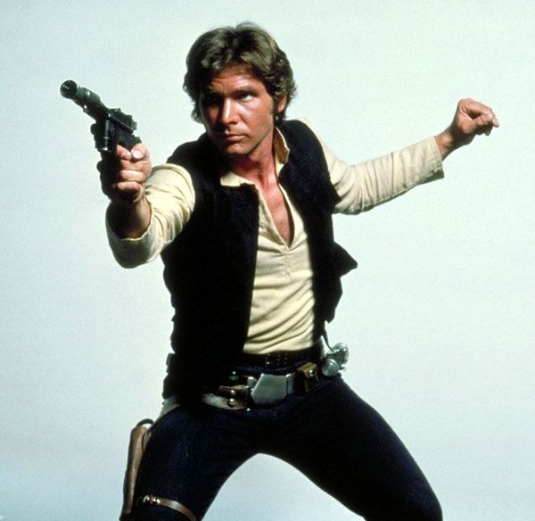 Harrison Ford will weld a blaster again in STAR WARS: EPISODE VII. Harrison Ford will weld a blaster again in STAR WARS: EPISODE VII.