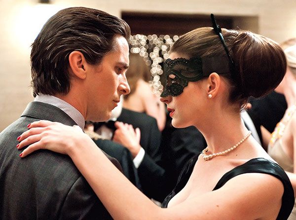 Selina Kyle is about to make Bruce Wayne feel guilty about being rich in THE DARK KNIGHT RISES.