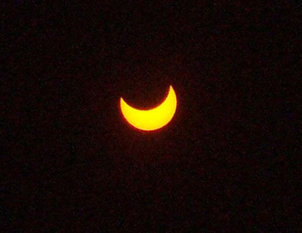 An image I took of the annular solar eclipse that took place on May 20, 2012.