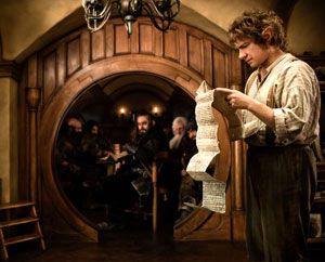 Martin Freeman as Bilbo Baggins in THE HOBBIT: AN UNEXPECTED JOURNEY.