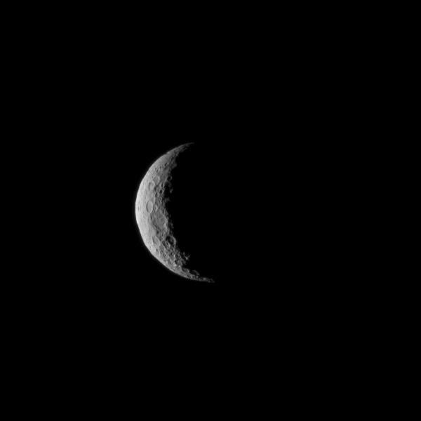 An image of the dwarf planet Ceres that was taken by NASA's Dawn spacecraft from a distance of about 30,000 miles (48,000 kilometers), on March 1, 2015.