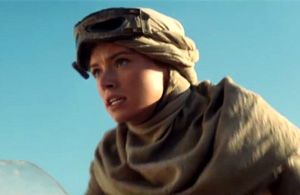Daisy Ridley plays Rey in STAR WARS: THE FORCE AWAKENS.