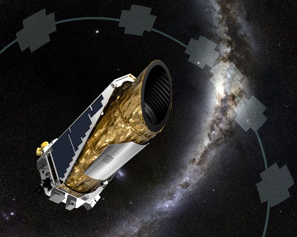 An illustration depicting the operational profile for NASA's Kepler spacecraft on its new mission, known as K2.