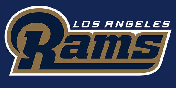 The new logo for the Los Angeles Rams.