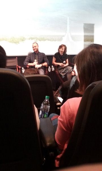 Will Forte and Kristen Schaal at the Q&A panel for THE LAST MAN ON EARTH...on June 9, 2016.