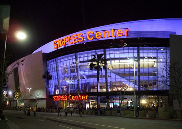One last photo of STAPLES Center before heading back to the car...on January 28, 2016.